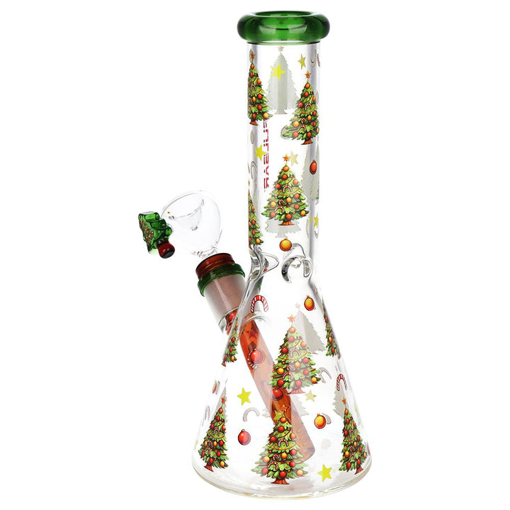 Pulsar Christmas Tree Herb Pipe Duo - 10" / 14mm F