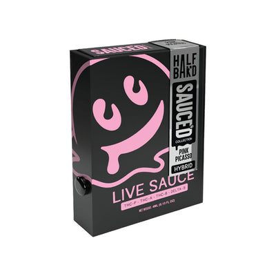 Half Baked x Sauce'd THCA Disposable Vape | 4g | 5pc Display - Headshop.com