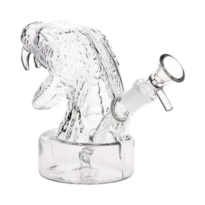 3CT BUNDLE - SeshGear Striking Snake Glass Water Pipe - 4.75" / 14mm F / Assorted Colors