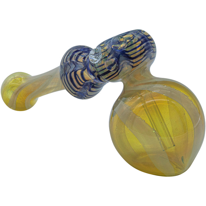 LA Pipes "Raked Hammer" Fumed Hammer Bubbler Pipe (Various Colors) - Headshop.com