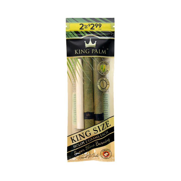 20PC DISPLAY - King Palm Pre-Roll Wraps - 2PK / King Size - Headshop.com
