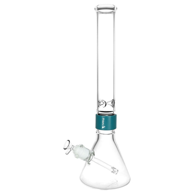 Prism Tall Beaker Single Stack Water Pipe | 18" | 14mm F | Clear - Headshop.com