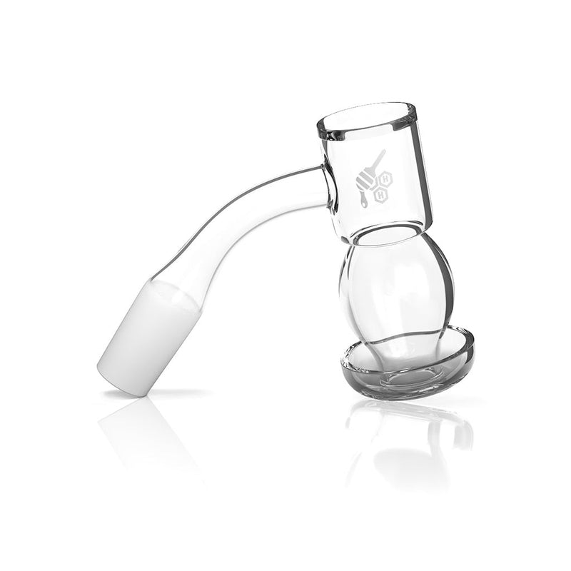 Honeybee Herb Honeysuckle Bubble Quartz Banger - 45° - Headshop.com