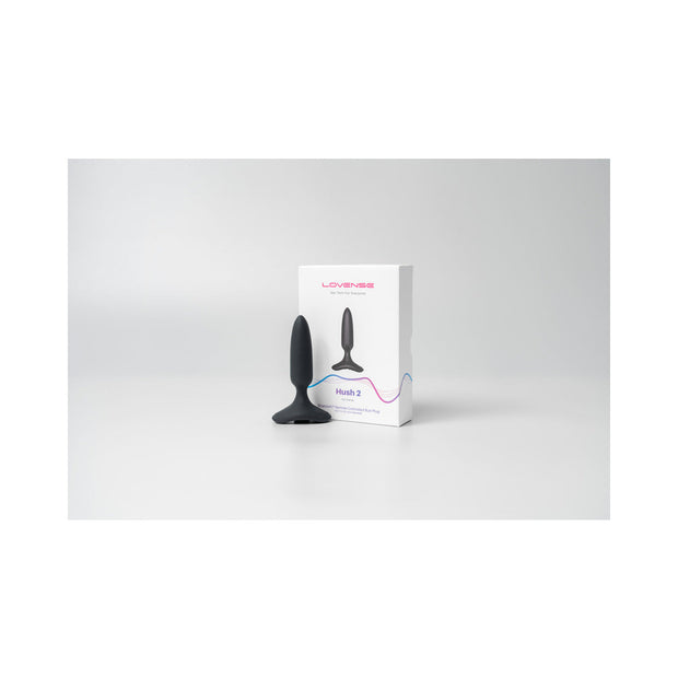 Lovense Hush 2 Bluetooth Remote-Controlled Vibrating Butt Plug XS 1 in. - Headshop.com