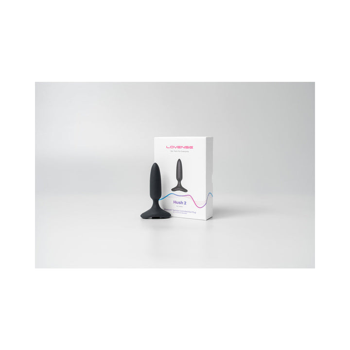 Lovense Hush 2 Bluetooth Remote-Controlled Vibrating Butt Plug XS 1 in. - Headshop.com