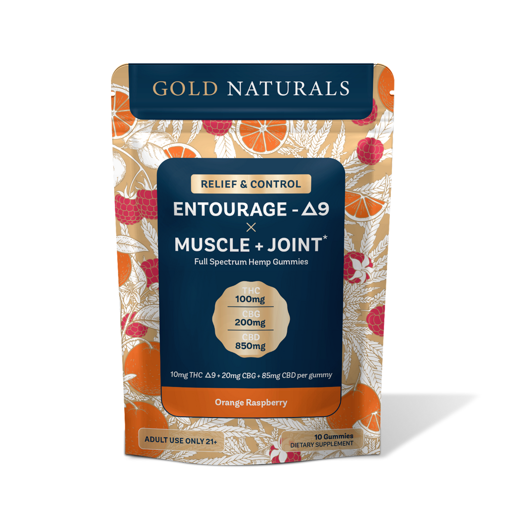 Entourage Δ9 x Muscle + Joint Gummy - Headshop.com