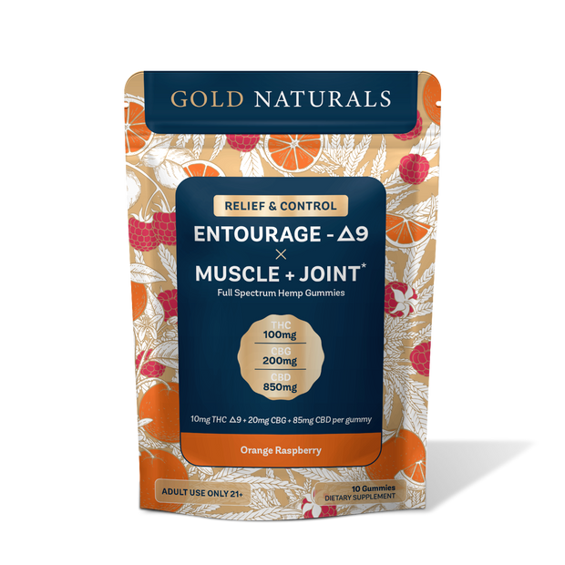 Entourage Δ9 x Muscle + Joint Gummy - Headshop.com