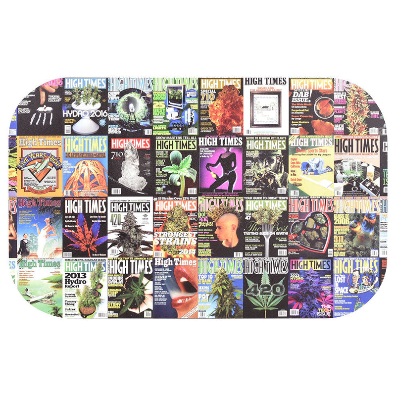 High Times x Pulsar Magnetic Rolling Tray Lid - Covers Collage / 11"x7" - Headshop.com