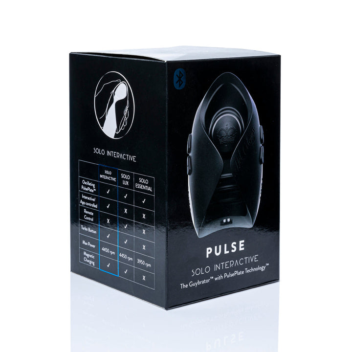 Hot Octopuss Pulse Solo Interactive Black - Headshop.com