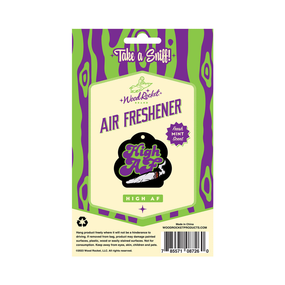 Wood Rocket Air Freshener High AF - Headshop.com