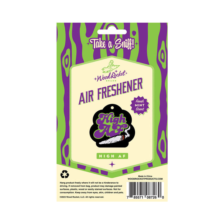 Wood Rocket Air Freshener High AF - Headshop.com