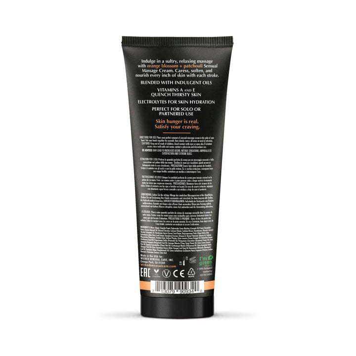 Wicked Orange Blossom + Patchouli Sensual Massage Cream - Headshop.com