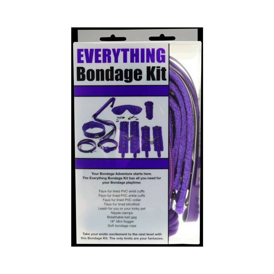 Ple'sur 12-Piece Everything Bondage Kit Purple - Headshop.com