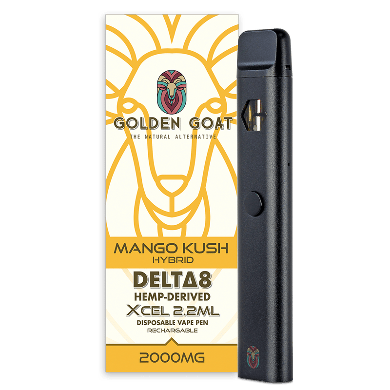 Delta-8 THC Vape Device, 2000mg, Rechargeable/Disposable - Mango Kush - Headshop.com