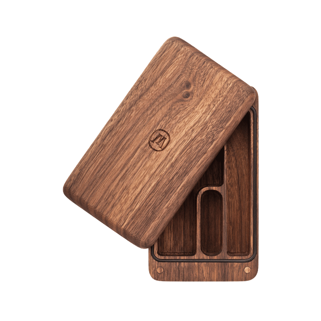 Marley Natural Black Walnut Storage Case - Headshop.com