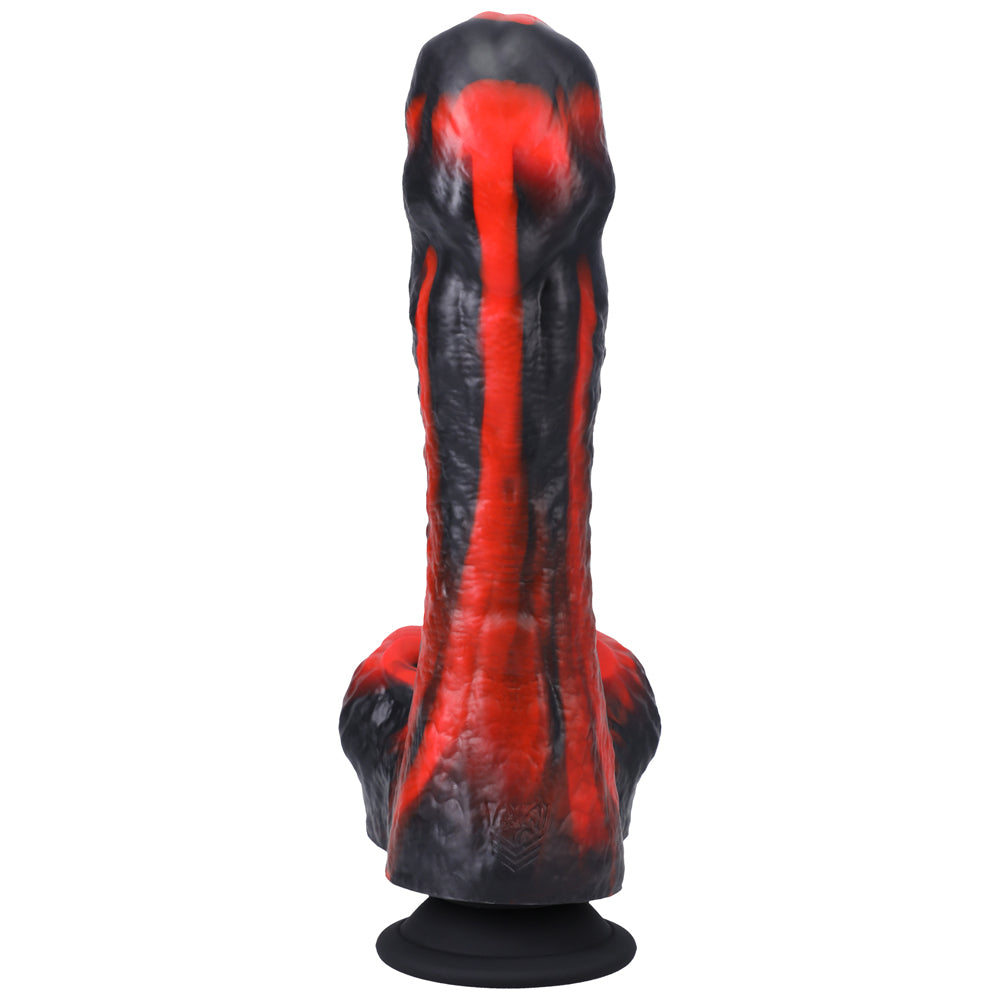 Fort Troff Tendril Thruster Mini Fuck Machine Rechargeable Remote-Controlled Silicone 8.5 in. Thrusting Dildo Red/Black - Headshop.com