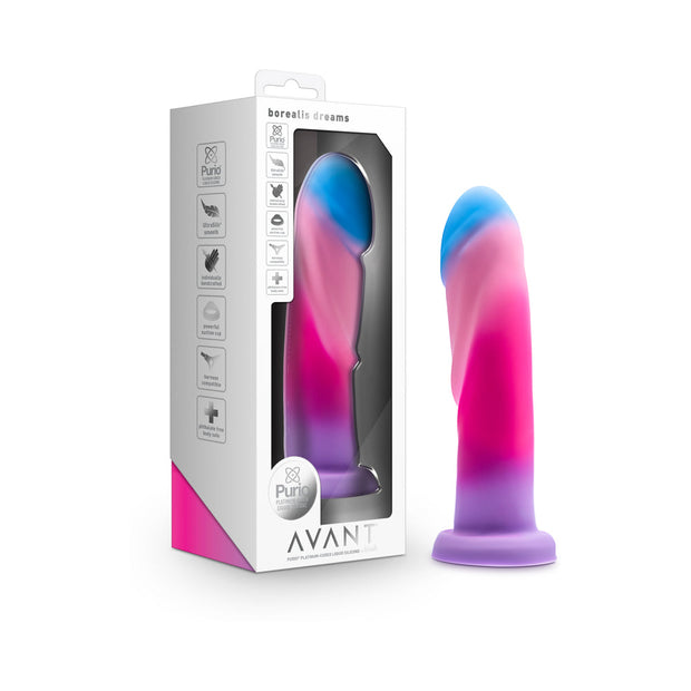 Avant Borealis Dreams 7.75 in. Dildo Cotton Candy - Headshop.com