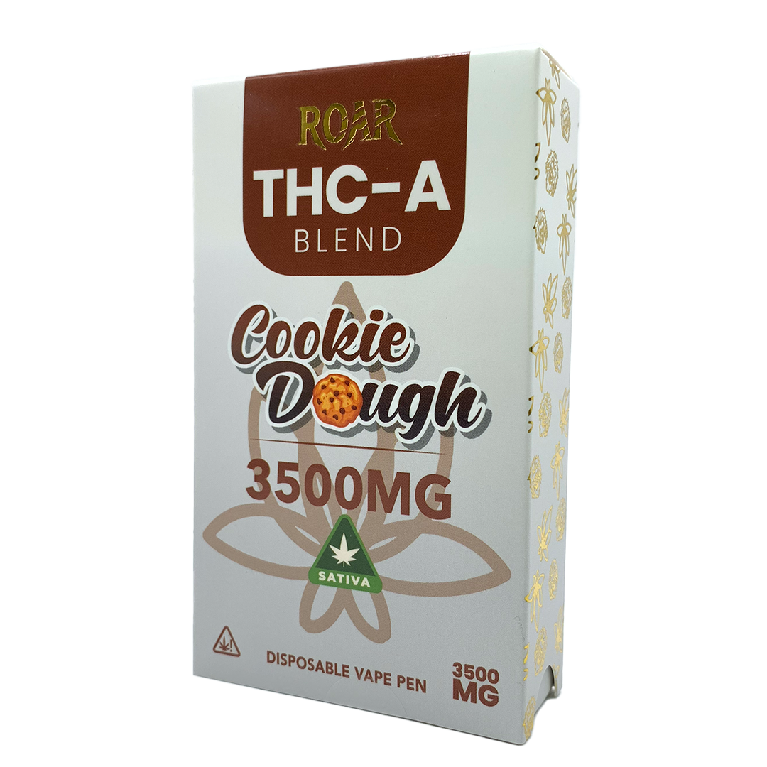 Roar THC-A Blend Disposable Vape 3500MG - Cookie Dough (Sativa) - Headshop.com