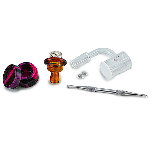Space King Opaque White Bottom Banger Kit (Coral) - Headshop.com
