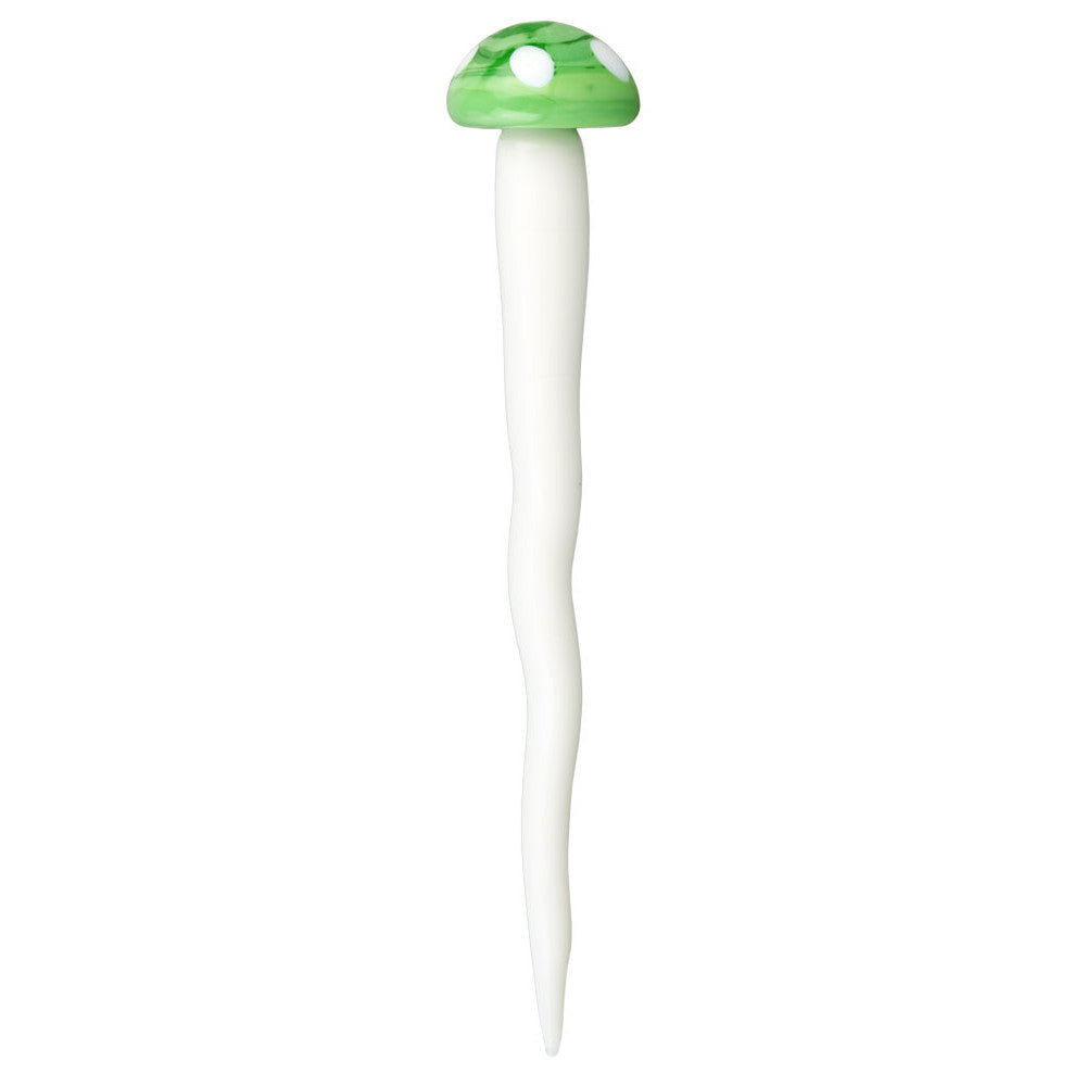 Toadstool Mushroom Twisted Glass Dab Tool - Headshop.com