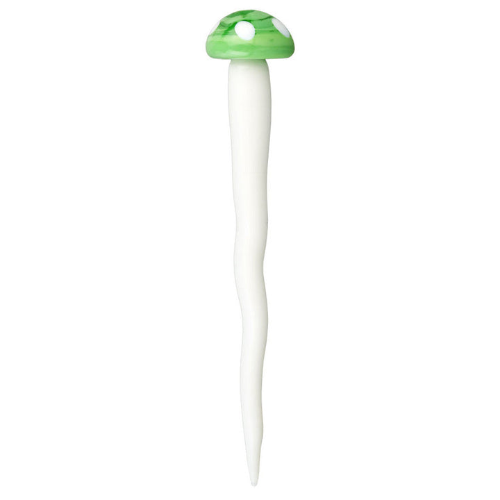 Toadstool Mushroom Twisted Glass Dab Tool - Headshop.com