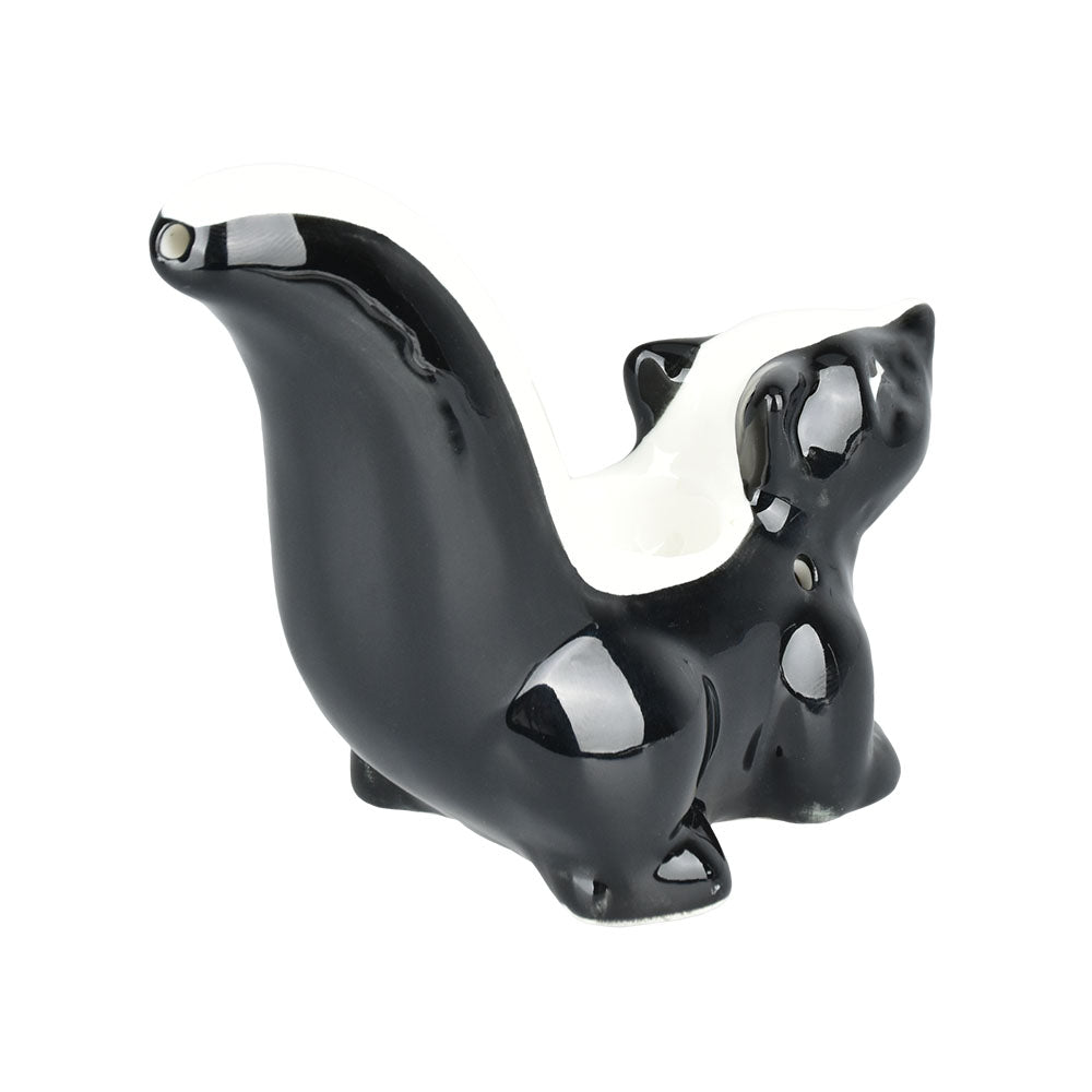 Wacky Bowlz Skunk Ceramic Hand Pipe | 4.5" - Headshop.com