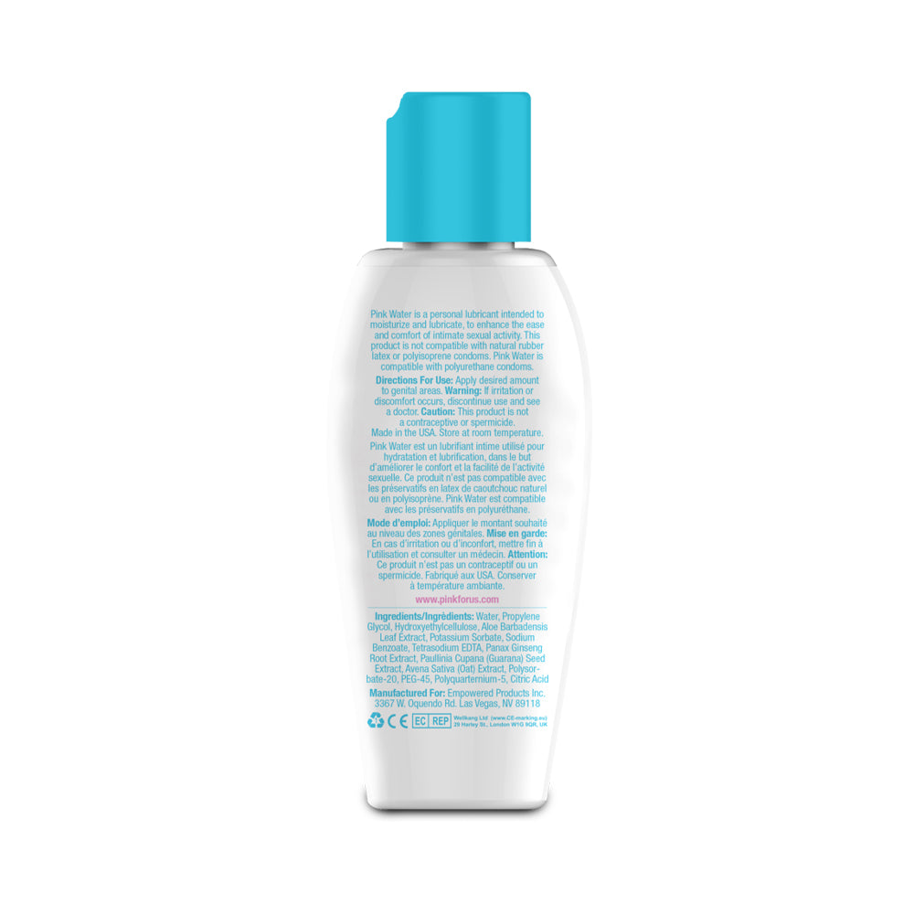 Pink Water Water-Based Lubricant 2.8 oz. - Headshop.com