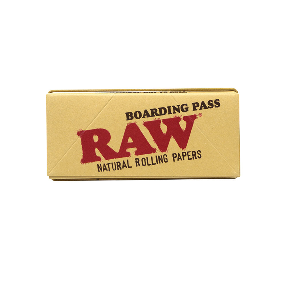15PC DISPLAY - RAW Boarding Pass Grinder & Rolling Tray - Headshop.com