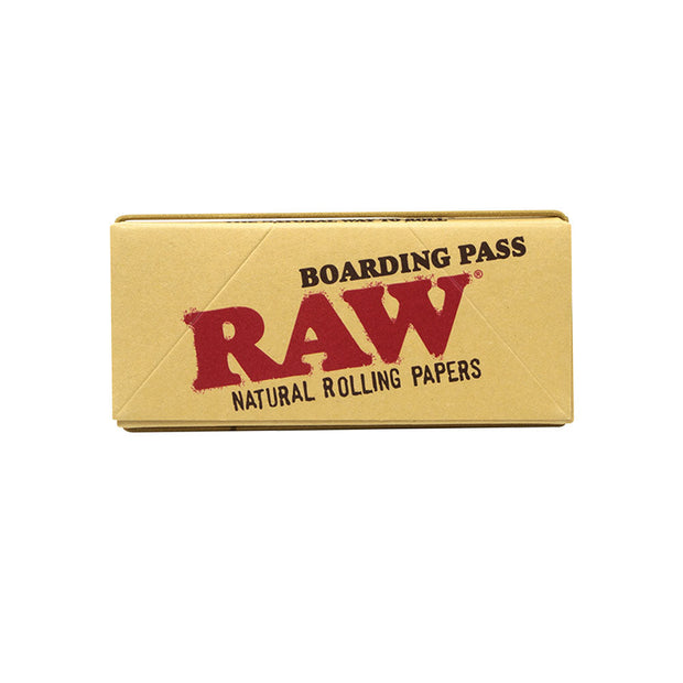 15PC DISPLAY - RAW Boarding Pass Grinder & Rolling Tray - Headshop.com