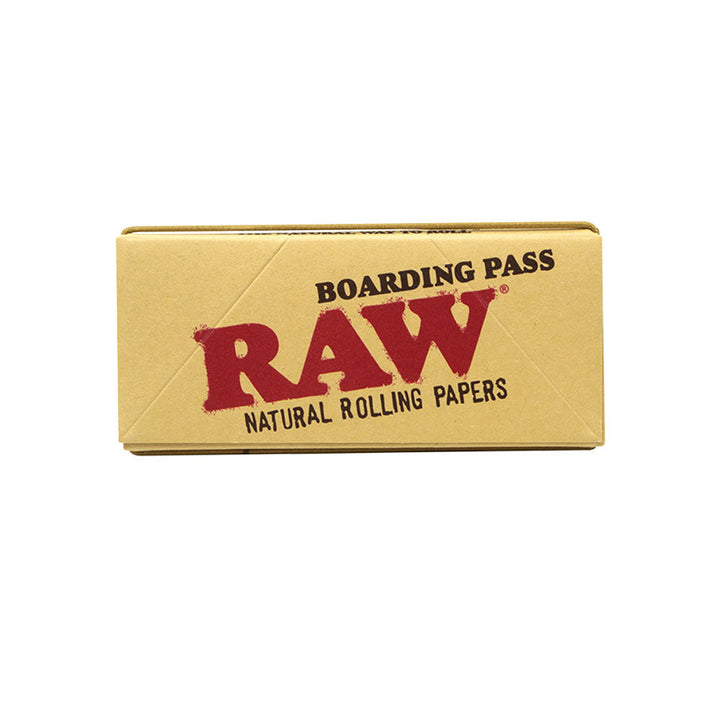 15PC DISPLAY - RAW Boarding Pass Grinder & Rolling Tray - Headshop.com