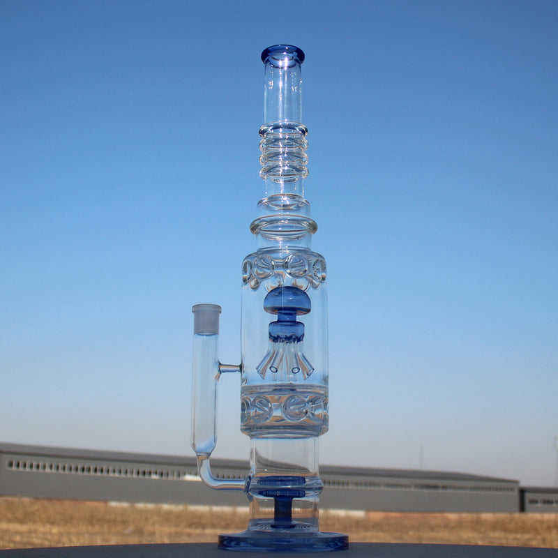 19.5" Jellyfish Sprinkler & Matrix Perc Glass Water Pipe - Headshop.com
