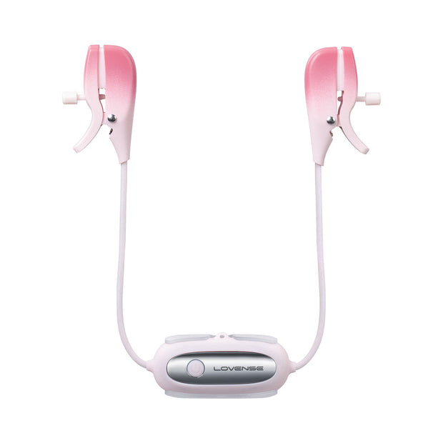Lovense Gemini Bluetooth Rechargeable Vibrating Nipple Clamps - Headshop.com