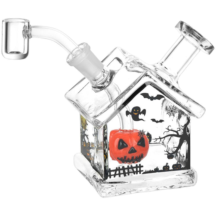 Halloween House Glass Dab Rig - 4.5" / 14mm F - Headshop.com