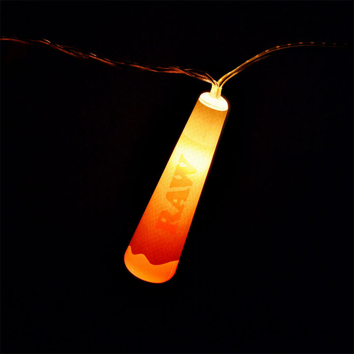 RAW Cone LED Party Lights String Light Set - 11 lights - Headshop.com
