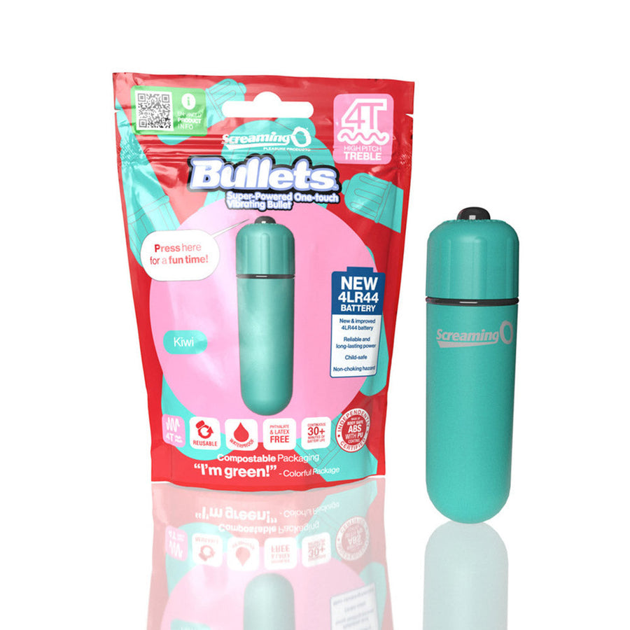 Screaming O 4T Bullet Vibrator Kiwi - Headshop.com