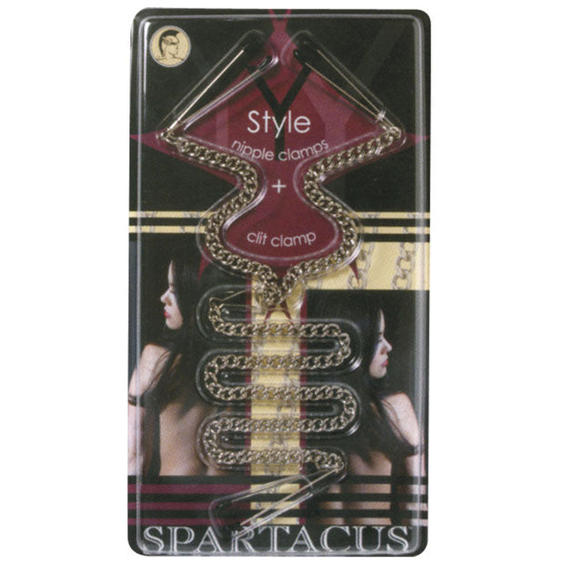 Tweezer Y Clamp Set Nipple And Clit Clamps - Headshop.com
