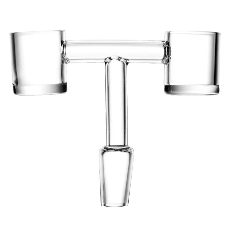 Double Barrel Quartz Banger - 14mm Male - Headshop.com