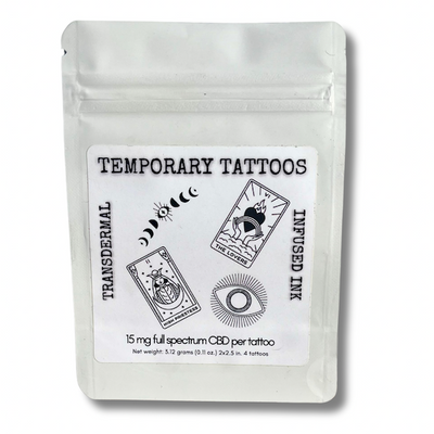CBD temporary tattoos - The Tarot Collection - Headshop.com