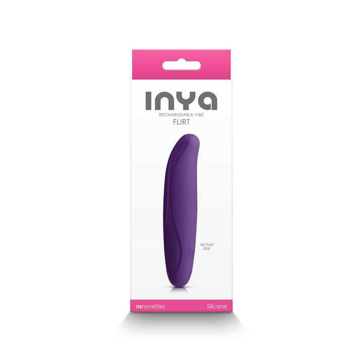 INYA Flirt Rechargeable Vibe Dark Purple - Headshop.com