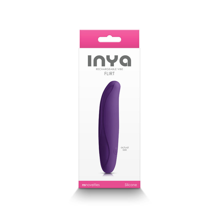 INYA Flirt Rechargeable Vibe Dark Purple - Headshop.com