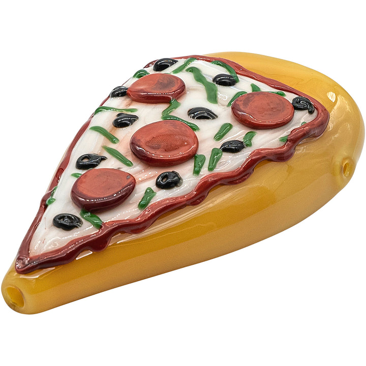 LA Pipes "Potperoni" Glass Pizza Pipe - Headshop.com
