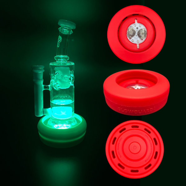 Bong Base Bumper USB Rechargeable 3in-4.25in Bases Silicone Fits Variety of Shapes - Headshop.com