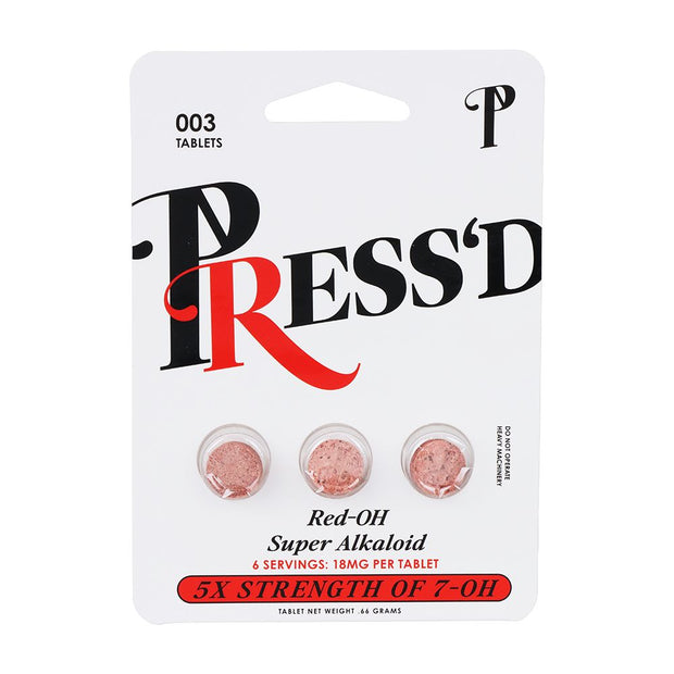 Press'd 7-Hydroxymitragynine Tablets - 3pc 25pk - Headshop.com