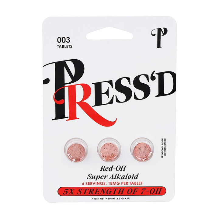 Press'd 7-Hydroxymitragynine Tablets - 3pc 25pk - Headshop.com