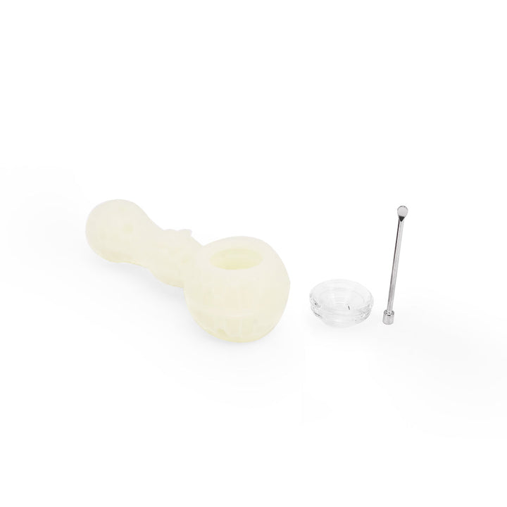 Ritual - 4'' Silicone Spoon Pipe - UV Titanium White - Headshop.com