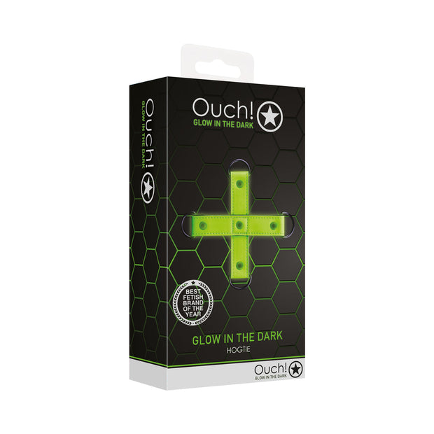 Ouch! Glow in the Dark Hogtie Neon Green - Headshop.com