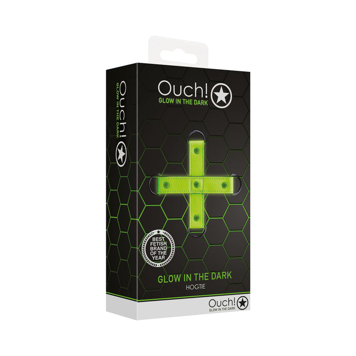 Ouch! Glow in the Dark Hogtie Neon Green - Headshop.com