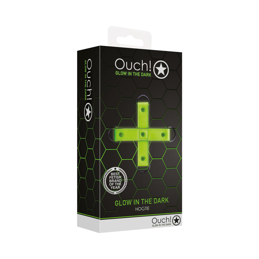 Ouch! Glow in the Dark Hogtie Neon Green - Headshop.com