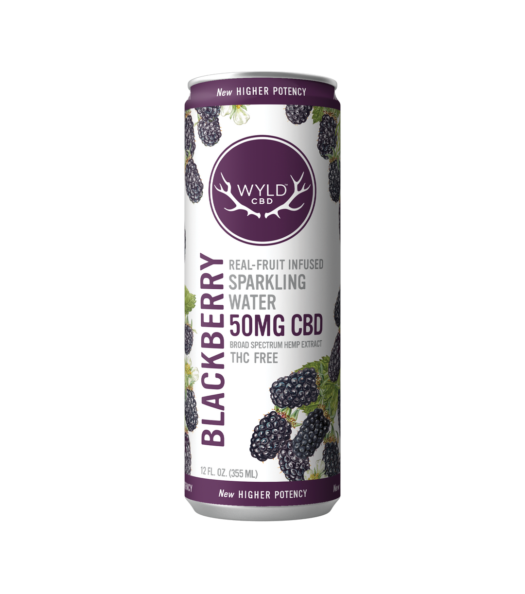 WYLD Real Fruit CBD Infused Sparkling Water 12oz (Multiple Flavors) - Headshop.com