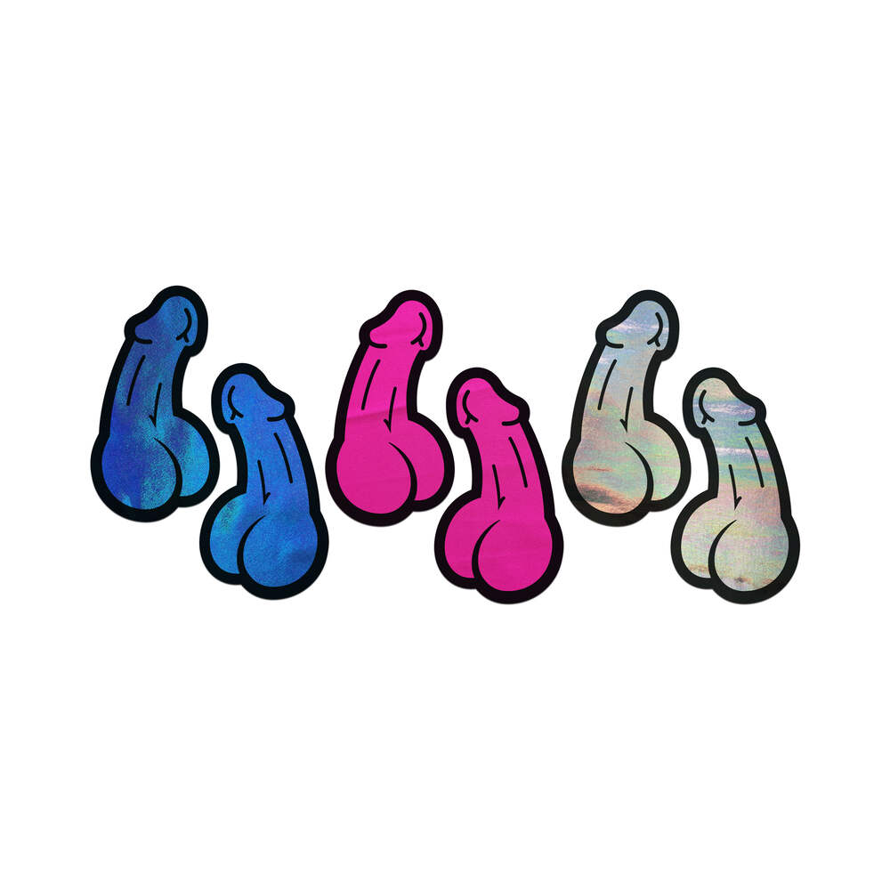 Pastease A Bag of Dicks: 3-Pack of Penis Pasties for Nipples & Skin - Headshop.com
